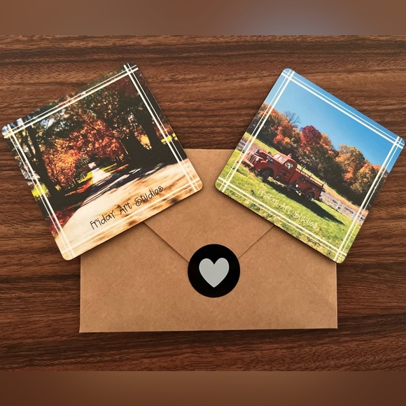 Magnetic Art 3” x 3” Fall Colors - Picture 1 of 6